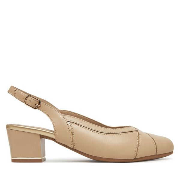 Czółenka Lasocki. Brązowe czółenka damskie Lasocki, bez wzorów, bez obcasa. Za 199.99 zł.