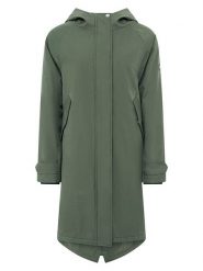 Zwillingsherz Parka "Keep Smiling" w kolorze khaki rozmiar: XL. Brązowe parki damskie Zwillingsherz, xl, bez kaptura. Za 260.99 zł.