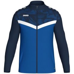 Poliestrowa bluza dresowa Jako Iconic. Niebieskie bluzy damskie JAKO, s, bez wzorów, z dresówki, z kapturem. Za 167.85 zł.