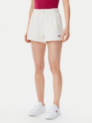 Tommy Jeans Szorty sportowe Script DW0DW20353 Écru Regular Fit. Spodenki sportowe damskie Tommy Jeans, m, bez wzorów, z bawełny. Za 179.99 zł.