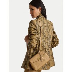 Torebka LAUREN RALPH LAUREN. Brązowe torebki klasyczne damskie Lauren Ralph Lauren, bez dodatków. Za 1,899.00 zł.