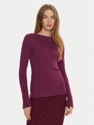 Marciano Guess Sweter 4YGR28 5613Z Bordowy Regular Fit. Czerwone swetry klasyczne damskie Marciano Guess, s, z wiskozy, bez kołnierzyka. Za 339.99 zł.