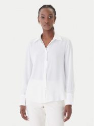 Rinascimento Koszula CFC0127447003 Biały Regular Fit. Białe koszule damskie Rinascimento, xl, bez wzorów, z satyny, bez kołnierzyka, bez ramiączek. Za 279.99 zł.