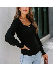 Milan Kiss Sweter w kolorze czarnym rozmiar: M. Czarne swetry klasyczne damskie Milan Kiss, m, bez kołnierzyka. Za 149.31 zł.
