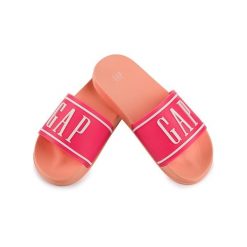 Damskie klapki sportowe miejskie na basen plażę różowe GAP AUSTIN. Czerwone klapki damskie GAP, bez wzorów, bez obcasa, bez zapięcia. Za 79.00 zł.