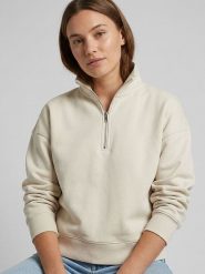 MOSS COPENHAGEN Bluza "Illiana" w kolorze kremowym rozmiar: L/XL. Brązowe bluzy damskie Moss Copenhagen, l, bez wzorów, bez kaptura. Za 124.95 zł.