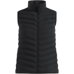 Kamizelka puchowa Odlo Vest Insulated X-ALP DOWN. Czarne kamizelki damskie ODLO, bez wzorów, z puchu, bez kaptura. Za 949.99 zł.