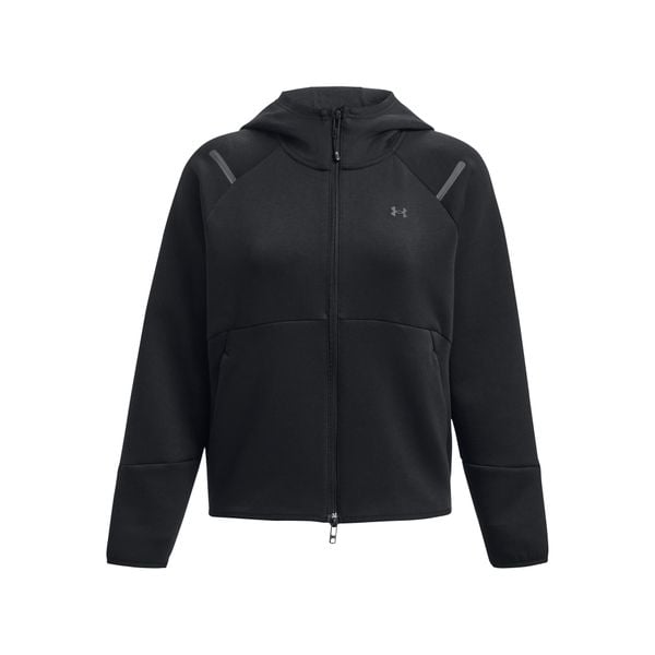 Bluza Under Armour Unstoppable Flc Fz Damskie. Czarne bluzy damskie Under Armour, m, bez wzorów, z gumy, z kapturem. Za 490.90 zł.
