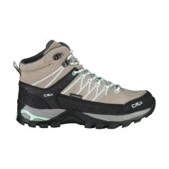 Damskie buty trekkingowe CMP Rigel Waterproof. Brązowe obuwie trekkingowe damskie CMP, z materiału, bez zapięcia. Za 436.80 zł.