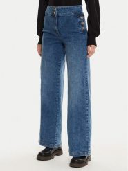 Silvian Heach Jeansy Galta GPA24261JE Niebieski Wide Leg. Niebieskie jeansy damskie Silvian Heach. Za 399.99 zł.