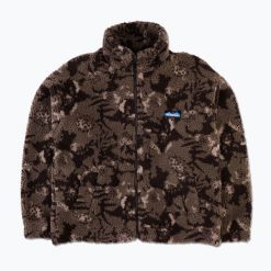 Bluza polarowa damska KAVU Loven. Brązowe bluzy damskie KAVU, bez wzorów, z polaru, bez kaptura. Za 449.99 zł.