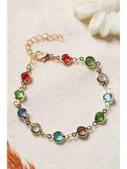 Lodie Silver Pozłacana bransoletka z cyrkoniami rozmiar: onesize. Szare bransoletki damskie Lodie Silver, metalowe. Za 34.99 zł.