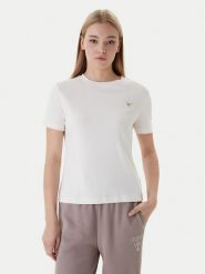 Guess T-Shirt V6RI17 KD741 Écru Regular Fit. T-shirty damskie Guess, l, z aplikacjami, z bawełny, bez kołnierzyka. Za 179.99 zł.