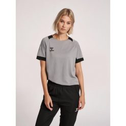 Damski jersey Hummel Lead. Szare koszulki sportowe damskie Hummel, xs, bez wzorów, z jersey, bez ramiączek, do piłki ręcznej. W wyprzedaży za 130.00 zł.