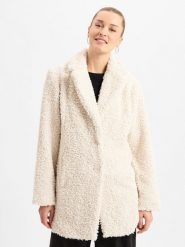 Betty & Co Krótki płaszcz Kobiety biały, 36. Białe płaszcze damskie Betty & Co, na jesień, bez wzorów, bez kaptura. Za 479.95 zł.