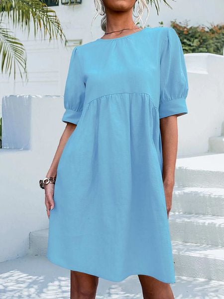 Ariel Tesoro Sukienka w kolorze błękitnym rozmiar: 42. Niebieskie sukienki damskie Ariel Tesoro, bez wzorów, bez ramiączek. Za 148.61 zł.