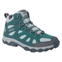 Damskie Buty Do Chodzenia Edgepoint IV Mid Cut. Czarne obuwie trekkingowe damskie Regatta, z materiału, bez zapięcia. Za 296.99 zł.