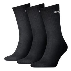 SKARPETY Puma Crew Socks 3 Pack, Dla obu płci. Czarne skarpetki damskie Puma, bez wzorów, z bawełny. Za 56.57 zł.