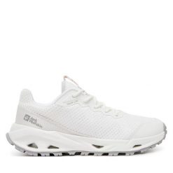 Trekkingi Jack Wolfskin. Białe obuwie trekkingowe damskie Jack Wolfskin, bez zapięcia. Za 349.99 zł.