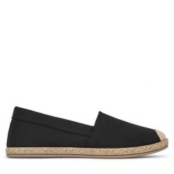 Espadryle JENNY. Czarne espadryle damskie Jenny, bez wzorów, bez obcasa. Za 69.99 zł.