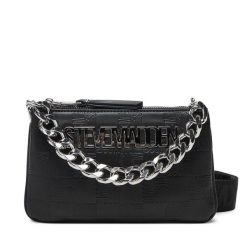 Torebka Steve Madden. Czarne listonoszki damskie Steve Madden, bez wzorów, bez dodatków. Za 299.99 zł.