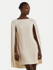 LAUREN RALPH LAUREN Sukienka koktajlowa 253980921003 Kremowy Bodycon Fit. Białe sukienki damskie Lauren Ralph Lauren, bez wzorów, z syntetyku, wizytowe, bez ramiączek. Za 1,299.00 zł.