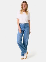 EDITION Dżinsy - Comfort fit - w kolorze niebieskim rozmiar: 38. Niebieskie jeansy damskie EDITION, z podwyższonym stanem. Za 245.96 zł.