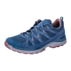 Buty trekkingowe damskie Lowa Innox Evo Ii Gtx. Niebieskie obuwie trekkingowe damskie Lowa, z materiału, bez zapięcia. Za 799.95 zł.
