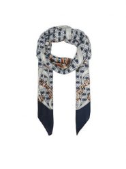 Guess Chusta AW5412 POL03 Szary. Szare chusty damskie Guess, z aplikacjami, z materiału. Za 199.99 zł.