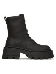 ONLY Trapery 15304974 Czarny. Czarne trapery damskie Only, ze skóry, bez zapięcia. Za 349.99 zł.