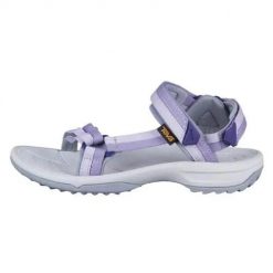 Buty trekkingowe damskie Teva Terra Fi Lite. Niebieskie obuwie trekkingowe damskie Teva, z materiału, bez zapięcia. Za 539.00 zł.