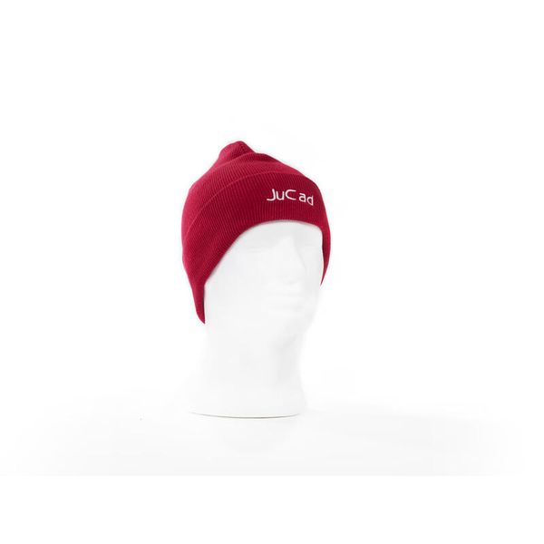 Czapka JuCad. Czerwone czapki damskie JUCAD, na zimę, bez wzorów, z bawełny. Za 124.00 zł.