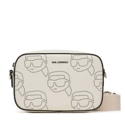 Torebka KARL LAGERFELD. Białe listonoszki damskie KARL LAGERFELD, bez wzorów, bez dodatków. Za 559.99 zł.