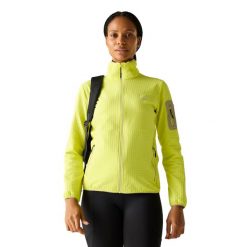 Damska Bluza Polarowa Ralina. Żółte bluzy damskie Regatta, na zimę, xl, bez wzorów, z elastanu, z kapturem. Za 209.99 zł.