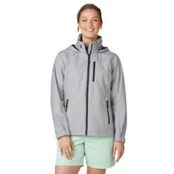 Kurtka uniwersalna damska Helly Hansen W Crew Hooded Jacket. Szare kurtki damskie Helly Hansen, s, bez wzorów, z syntetyku, bez kaptura. Za 878.00 zł.
