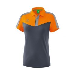 Damska koszulka polo Erima Squad. Brązowe bluzki damskie Erima, xs, bez wzorów, z materiału, sportowe, bez kołnierzyka, bez ramiączek. W wyprzedaży za 116.50 zł.