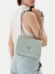 Guess Torebka Giully II HWBQ96 73200 Zielony. Zielone torebki klasyczne damskie Guess, ze skóry, bez dodatków. Za 589.99 zł.