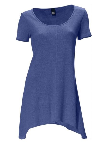 Heine Jedwabna koszulka w kolorze niebieskim rozmiar: 42. Niebieskie koszulki damskie Heine, bez wzorów, z jedwabiu, z asymetrycznym kołnierzem, bez ramiączek. Za 69.45 zł.