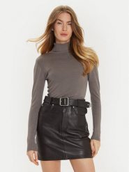 JDY Golf Cirkeline 15307910 Szary Slim Fit. Szare golfy damskie JDY, l, bez wzorów, z wiskozy, bez ramiączek. Za 69.99 zł.