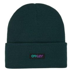 Czapka zimowa damska Oakley B1B Gradient Patch Beanie. Zielone czapki damskie Oakley, na zimę, bez wzorów. Za 82.99 zł.