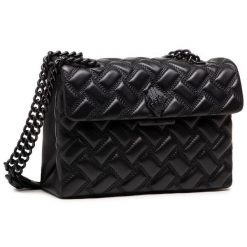 Torebka Kurt Geiger. Czarne torebki wieczorowe damskie Kurt Geiger, bez wzorów, bez dodatków. Za 969.99 zł.