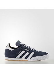 Adidas Skórzane sneakersy "Super" w kolorze granatowym rozmiar: 40. Niebieskie obuwie sportowe damskie Adidas, ze skóry, bez zapięcia. Za 307.46 zł.