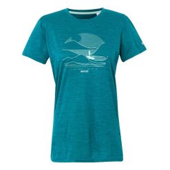 Koszulka Damska Fingal IX Live Free Be Wild Marl. Czerwone bluzki damskie Regatta, s, bez wzorów, bez kołnierzyka, bez ramiączek. Za 74.99 zł.