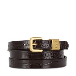 Pasek Damski GINO ROSSI. Brązowe paski damskie Gino Rossi, bez wzorów. Za 99.99 zł.