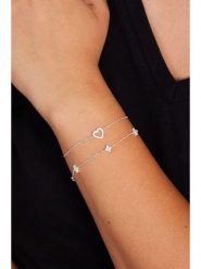 Lodie Silver Srebrna bransoletka z cyrkoniami rozmiar: onesize. Szare bransoletki damskie Lodie Silver, srebrne. Za 140.86 zł.