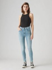 Levi's Dżinsy - Skinny fit - w kolorze błękitnym rozmiar: W31/L28. Niebieskie jeansy damskie Levi's, z podwyższonym stanem. Za 141.95 zł.