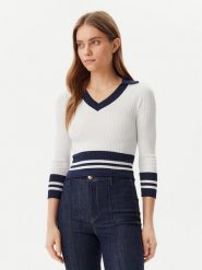 Guess Sweter W5GR46 Z3L10 Écru Regular Fit. Swetry klasyczne damskie Guess, l, z wiskozy, bez kołnierzyka. Za 219.99 zł.