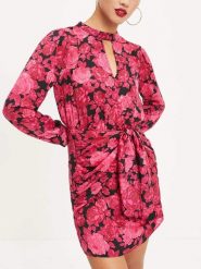 LA Angels Sukienka w kolorze różowym rozmiar: M. Różowe sukienki damskie LA Angels, bez wzorów, bez ramiączek. Za 165.99 zł.