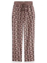 Scotch & Soda Spodnie w kolorze jasnoróżowo-czarnym rozmiar: XL. Czarne spodnie materiałowe damskie Scotch & Soda, bez wzorów, z materiału. Za 166.88 zł.