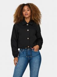ONLY Kurtka przejściowa Eja Orchid 15308910 Czarny Regular Fit. Czarne kurtki damskie Only, m, bez wzorów, z syntetyku, bez kaptura. Za 169.99 zł.